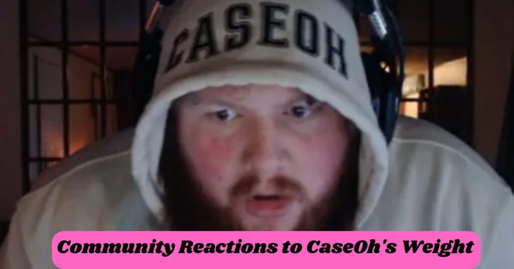 Community Reactions to CaseOh's Weight